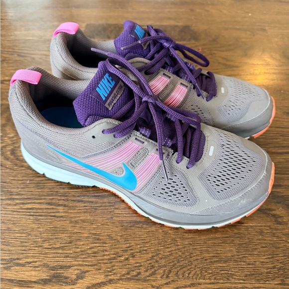 Nike Shoes - Nike Women's Pegasus 29 Trail Brown Purple Pink Blue Orange Running Shoes